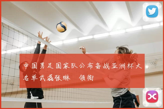 中国男足国家队公布备战亚洲杯大名单武磊张琳芃领衔